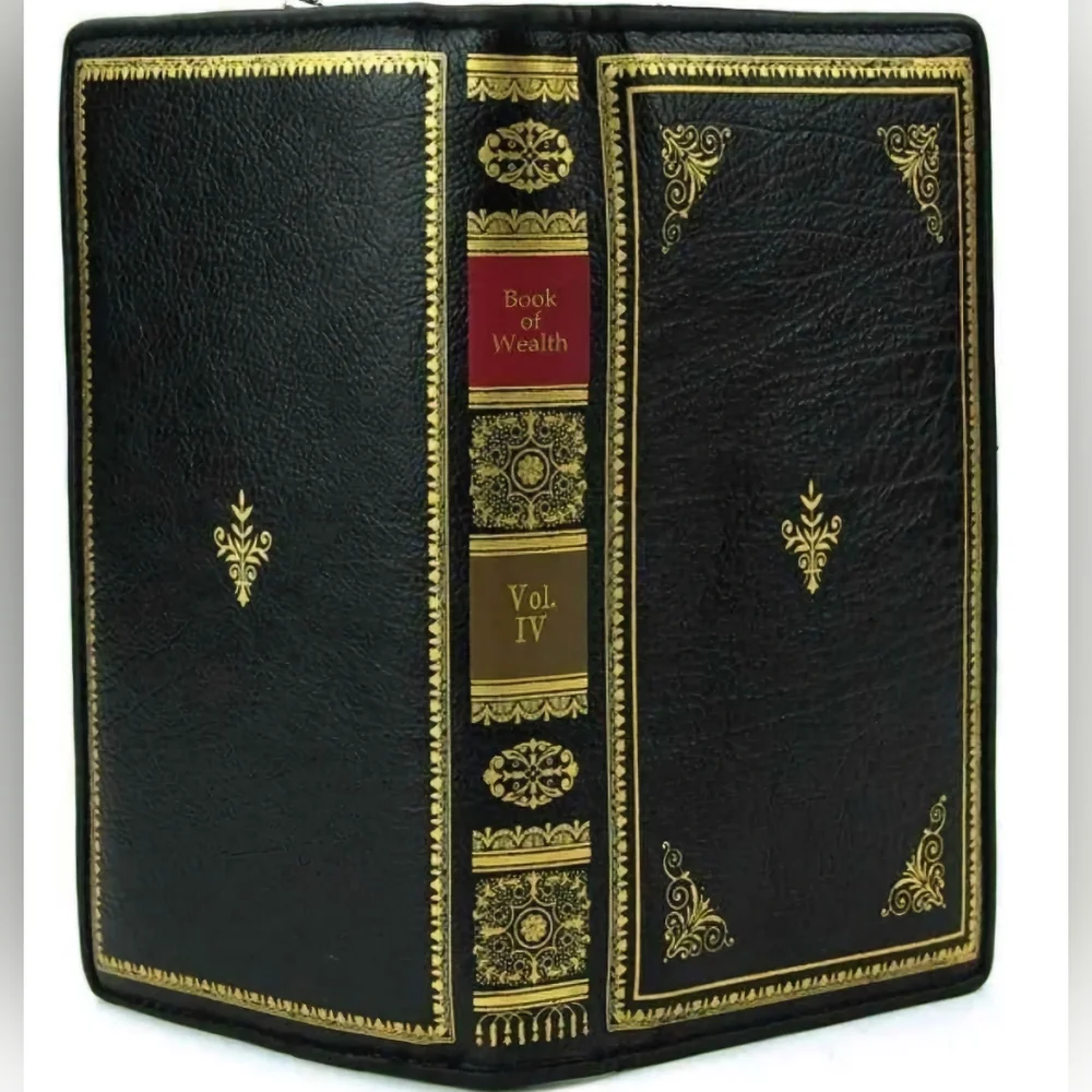 Book of Wealth Unique Vinyl Wallet